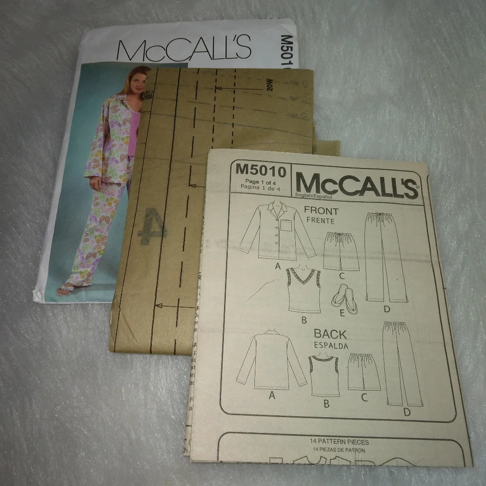 MCCALL'S M5010 Sz 18W-24W Endless Options Select-a-size women's Lounge w…